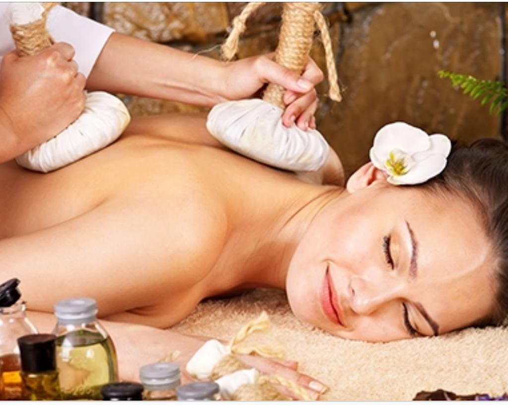 Herbal ball massage